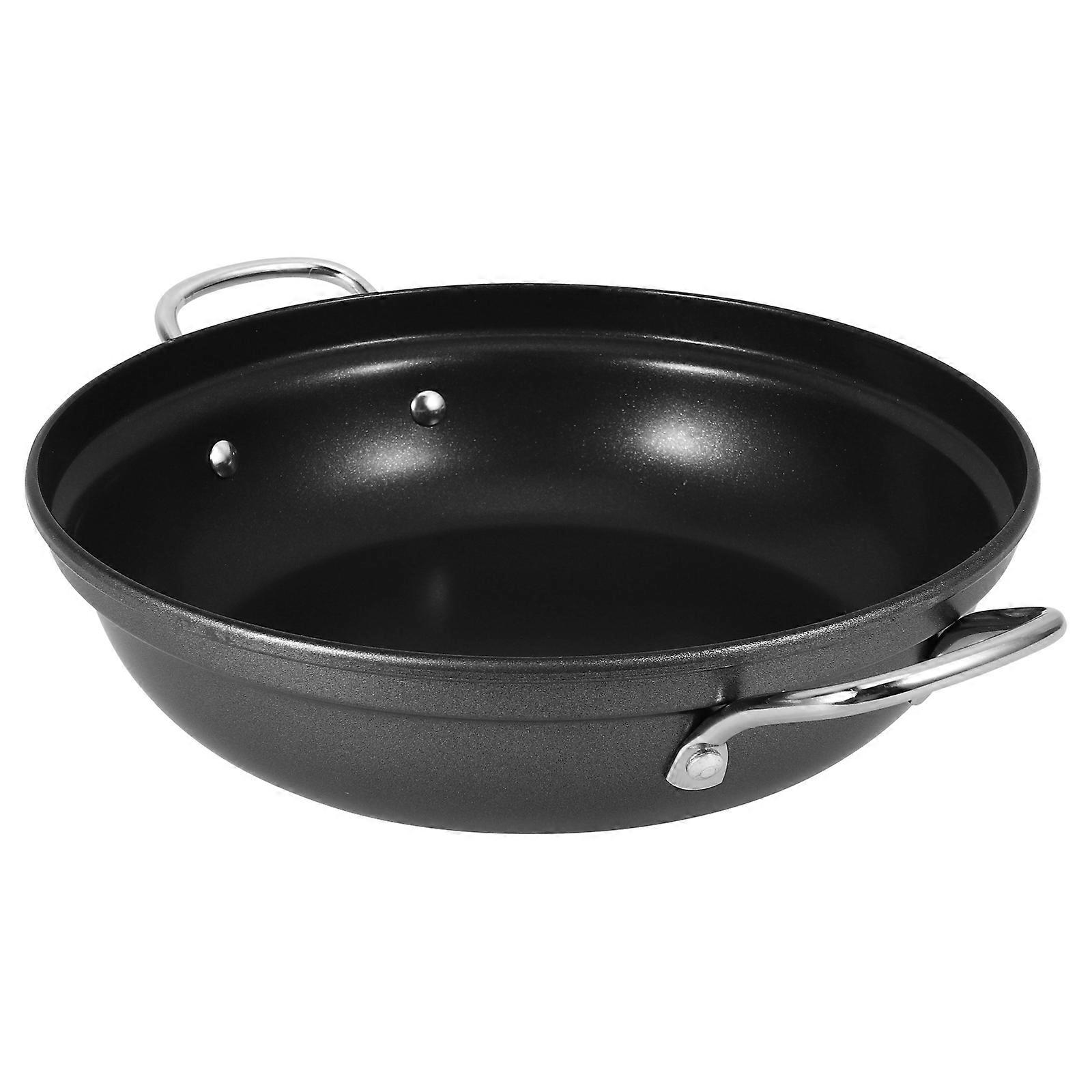 Chinese Wok Kitchen Cooking Wok Easy To Clean Non Stick Coating For Family Use 28cm 1Pack