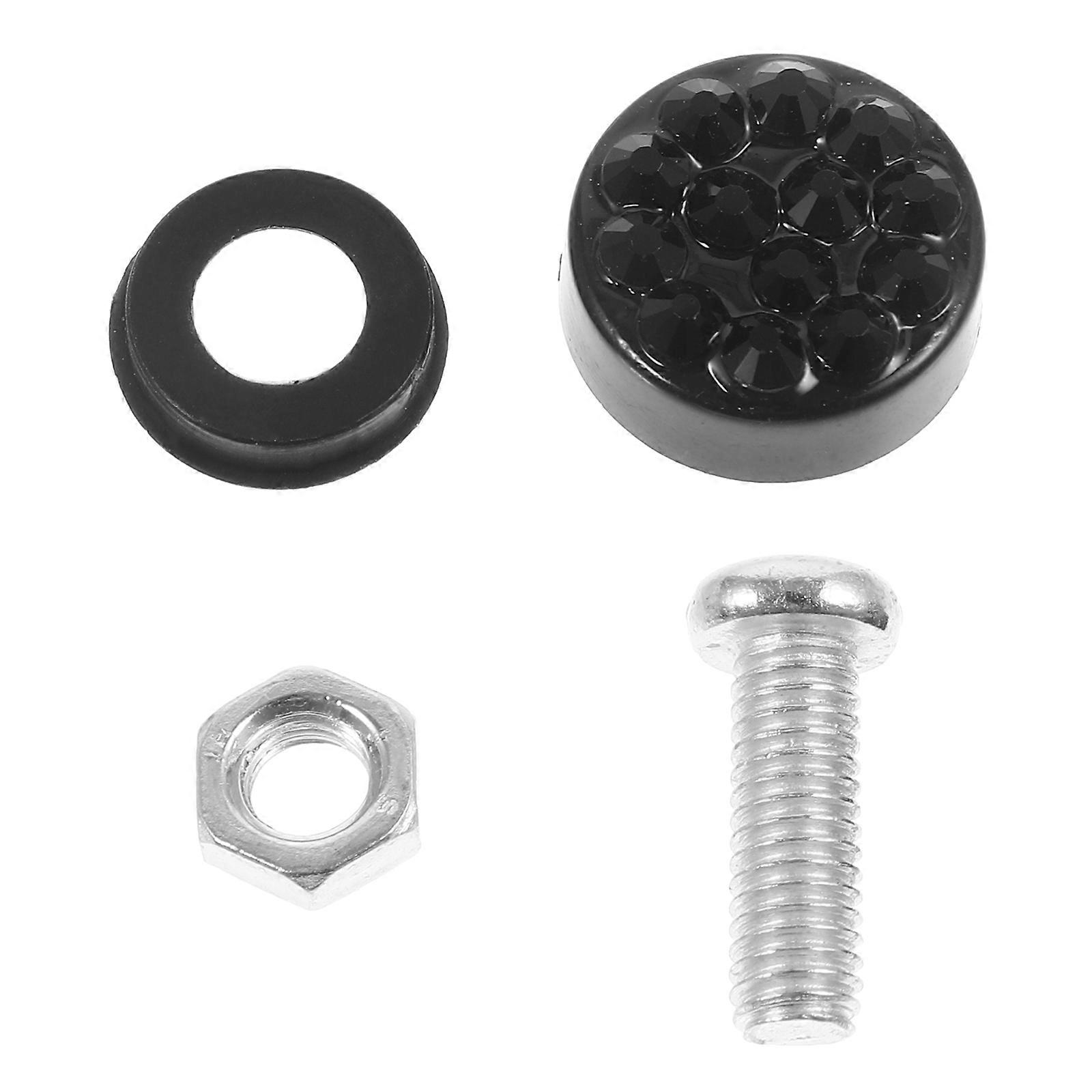 Security Screws For License Plate Rustproof Metal Fixing Accessories Car Owners 1Set