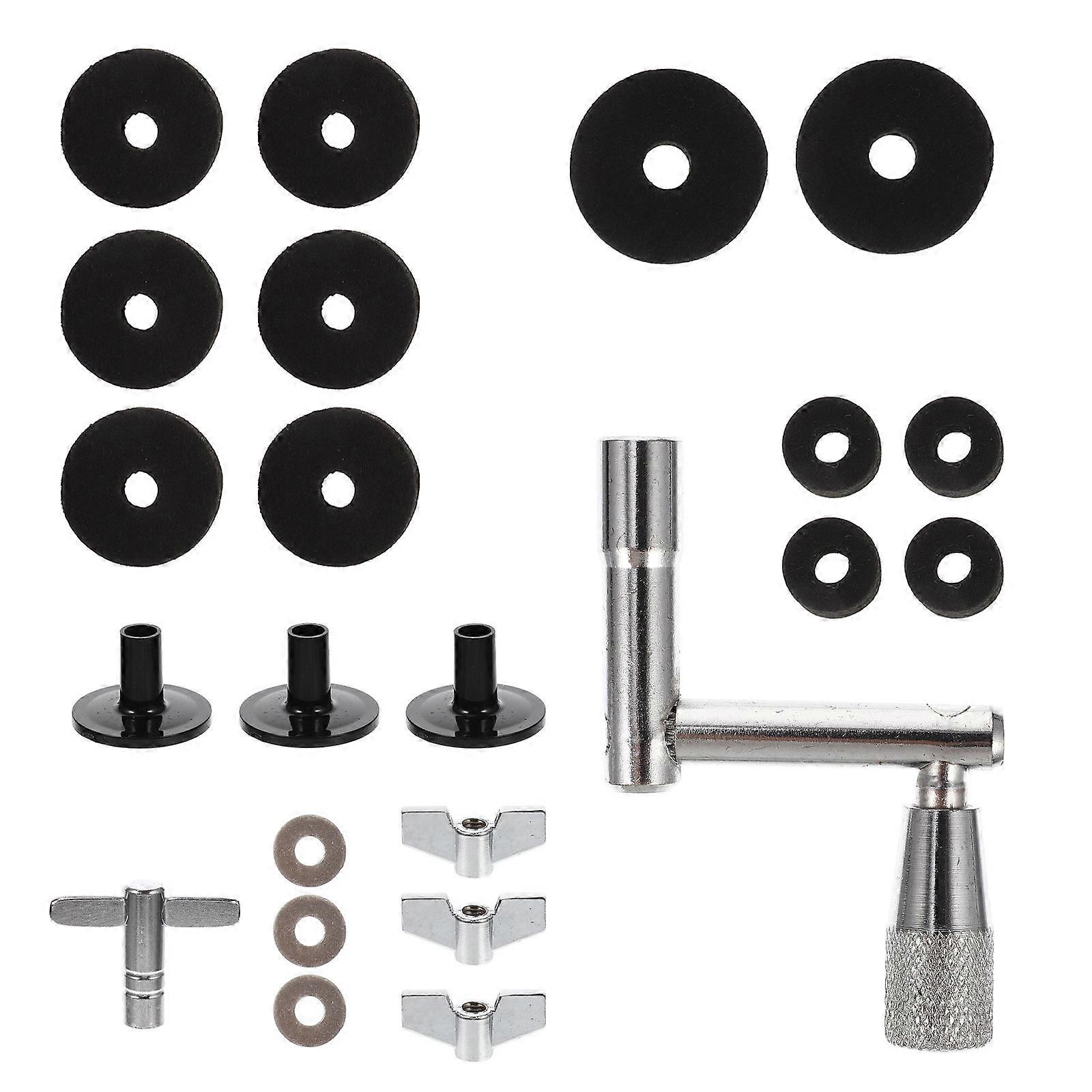 Drum Kit Non Slip Felt Pads Set for Standard Cymbals Ideal for Musicians and Outdoor Performances