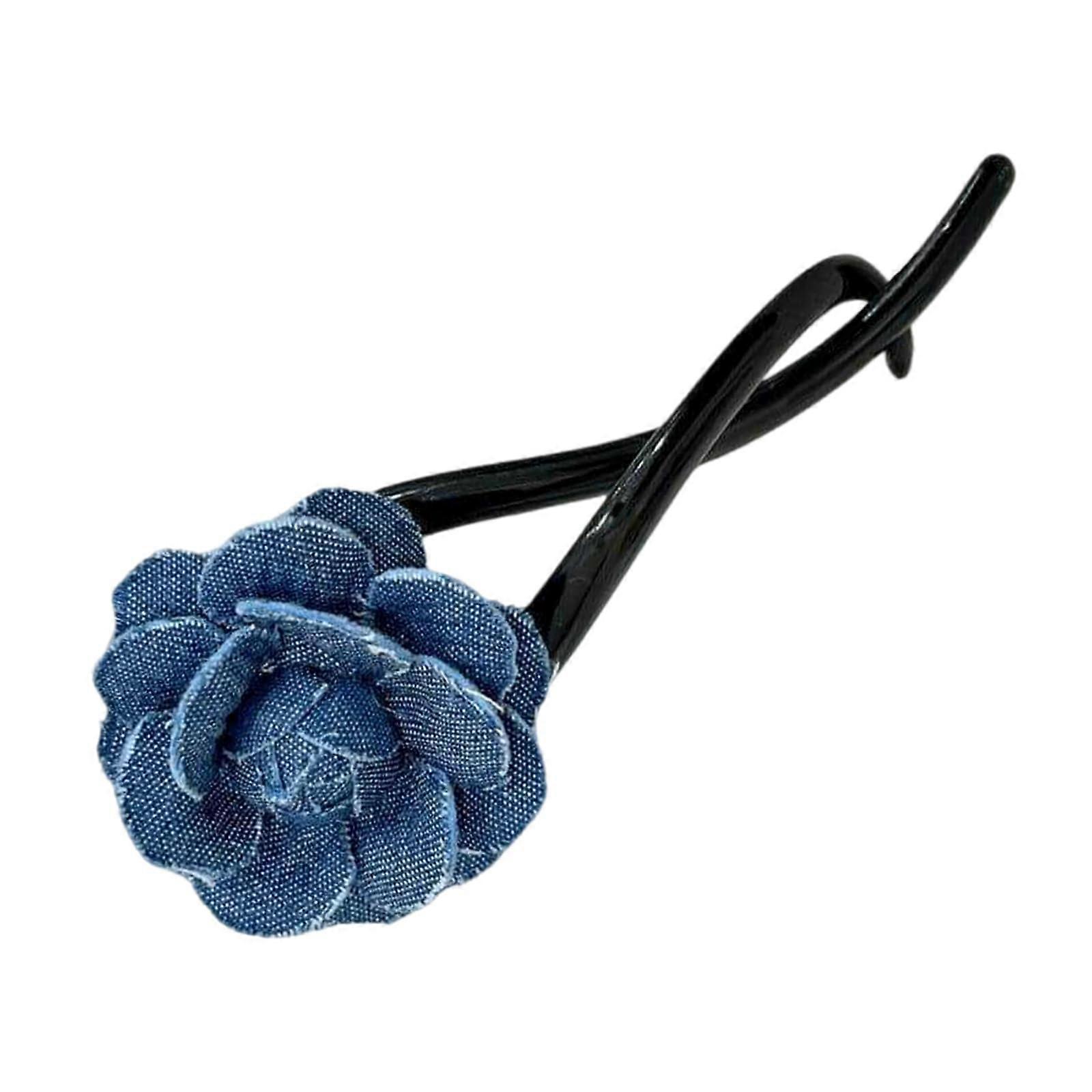 Haarklaue Clip Princess Theme Hair Claw Clip with Beautiful Rose Design Strong Hold Hair Accessories for Girls