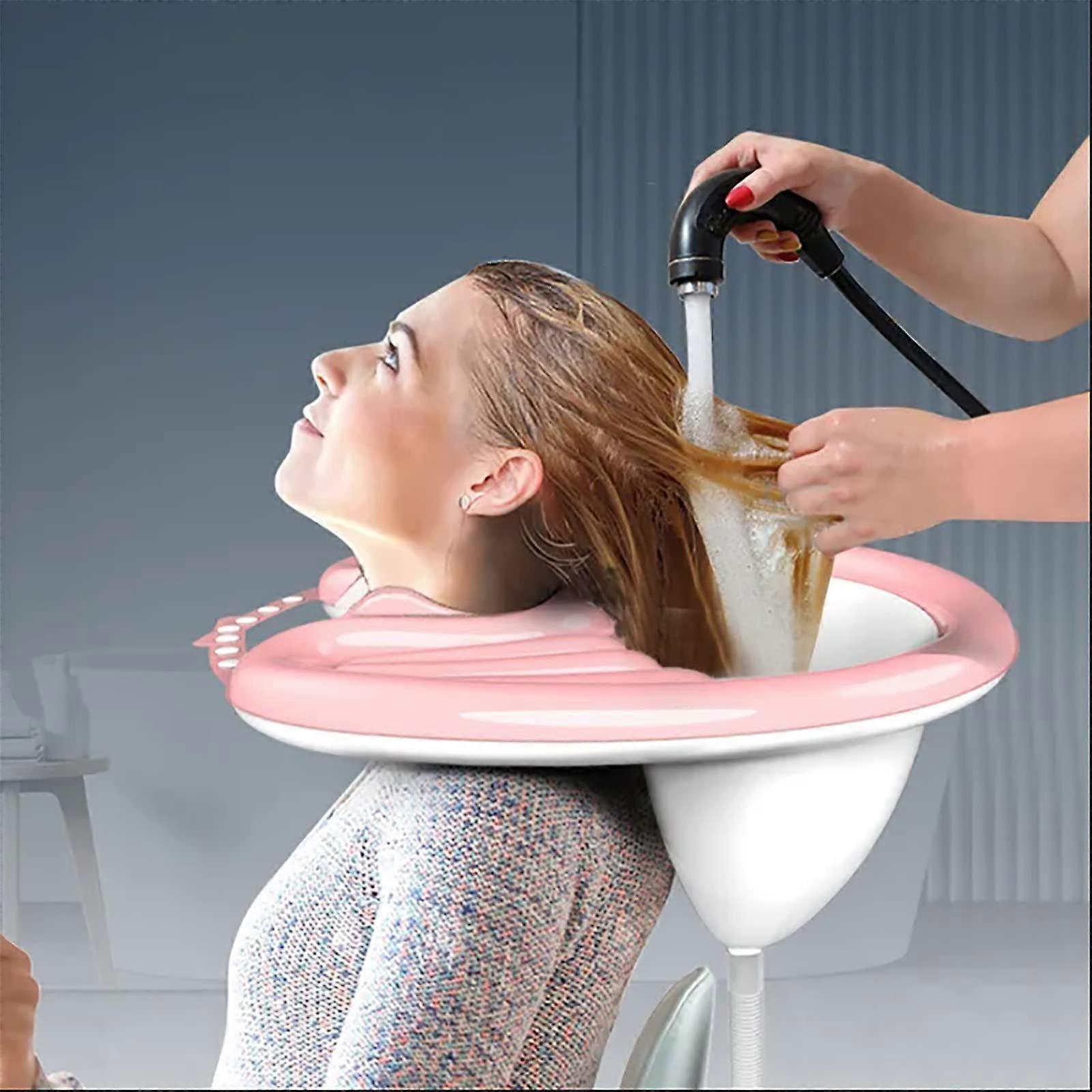 Portable Bedside Shampoo Basin for Elderly, Disabled, Soft, Foldable