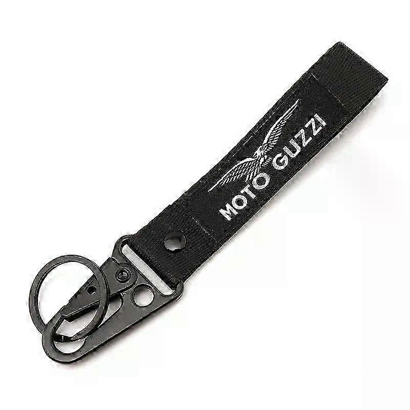 2024 NEW Motorcycle Embroidery Key Ring Keychain For Moto Guzzi V85tt V 85TT V100 Mandello V7 Stone V85 V8S TT Bobber Breva 850