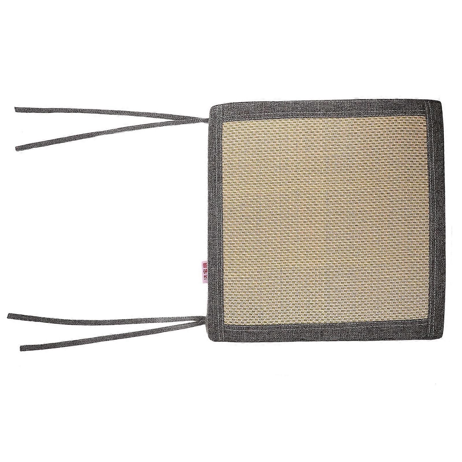 Cooling Effect Dining Chair Cushion Multi Color Rattan Material Suitable For Car 15.7×15.7×1.2in 1Pcs