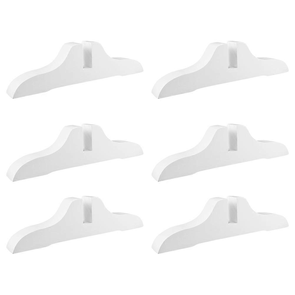 Room Divider Screen Holder Sturdy Support Folding Privacy Screens White Groove Width 2cm 6Pcs