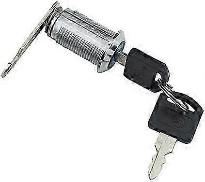 Cam Lock with Drawer Lock with 2 Keys for Mailbox, Drawer, Cupboard, Cabinet, Silver20mm