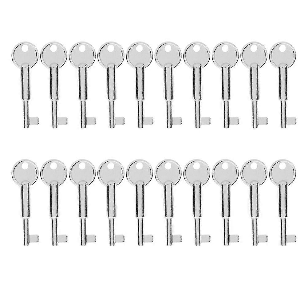 25pcs Alloy Replacement Keys for Type Alarm Systems, Compatible with Fire Call Points and Industrial Applications