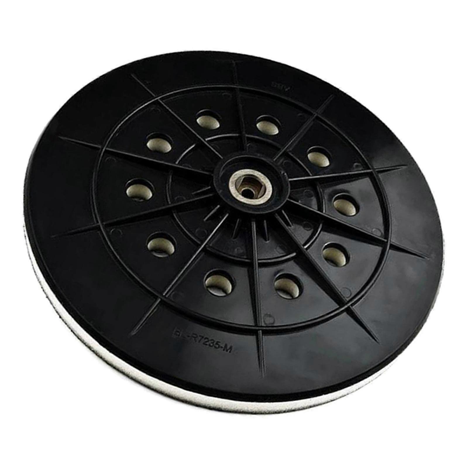 Sturdy Plastic Materials 9 Inch Sander Backing Pad Portable Accessories for Cable Sander Daily Use Hook and Loop Multicolor
