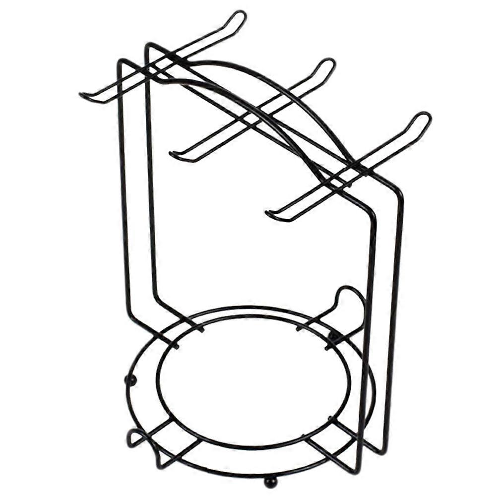 Practical Iron Cup Rack Mug Holder for Home Kitchen Use Space Saving Design for Storing Cups and Plates