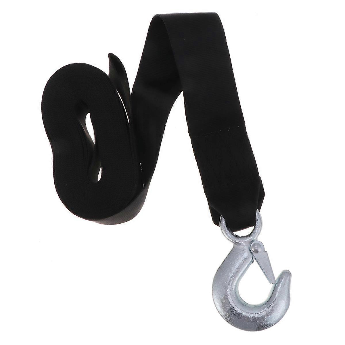 Nylon Car Trailer 1Set Rope with Hooks Vibration-Reducing for Car
