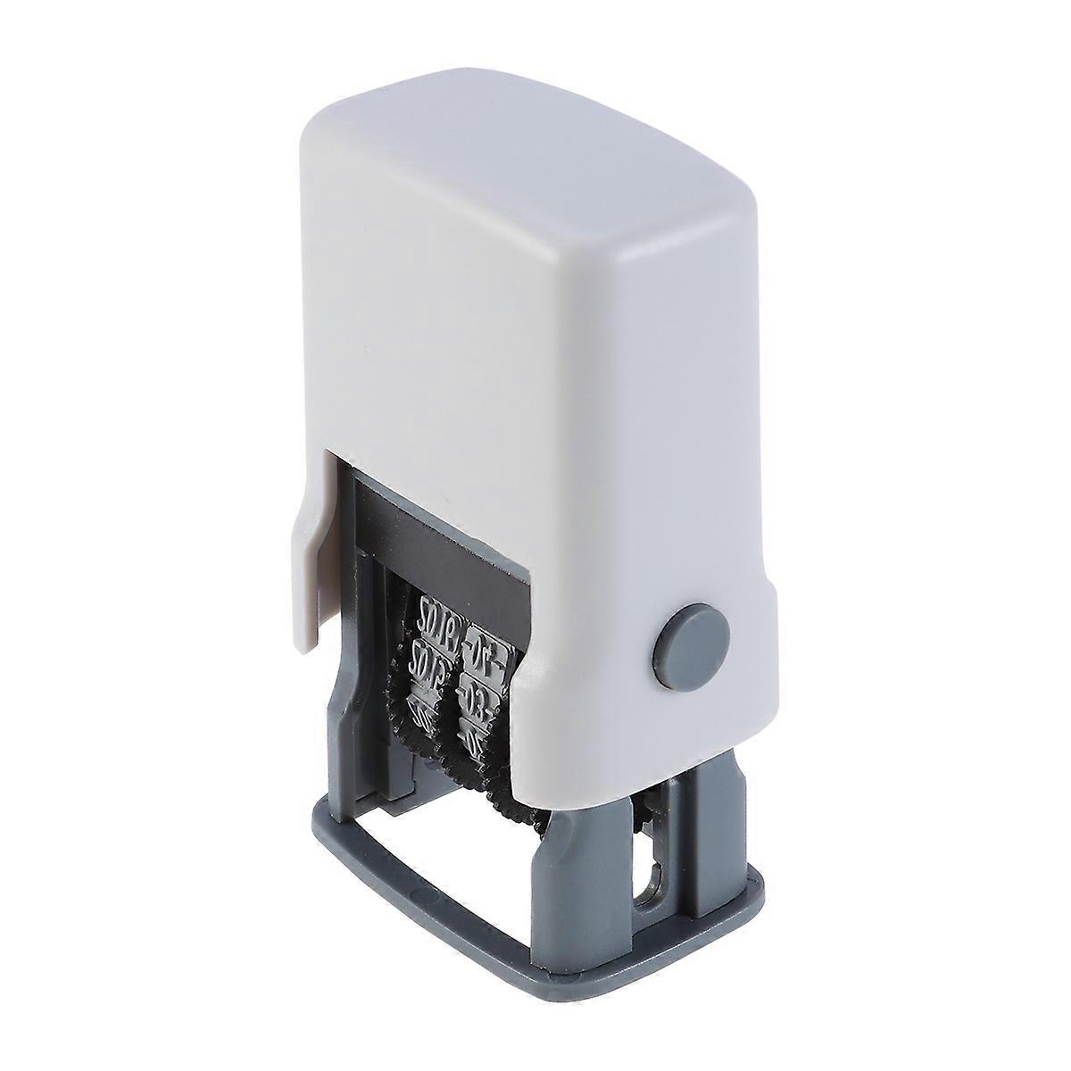 Date Stamper Self Inking Roller Seal Stamps For Greeting Cards Arts And Crafts Projects Plastic Rectangular Rapid Stamp Use 1Set