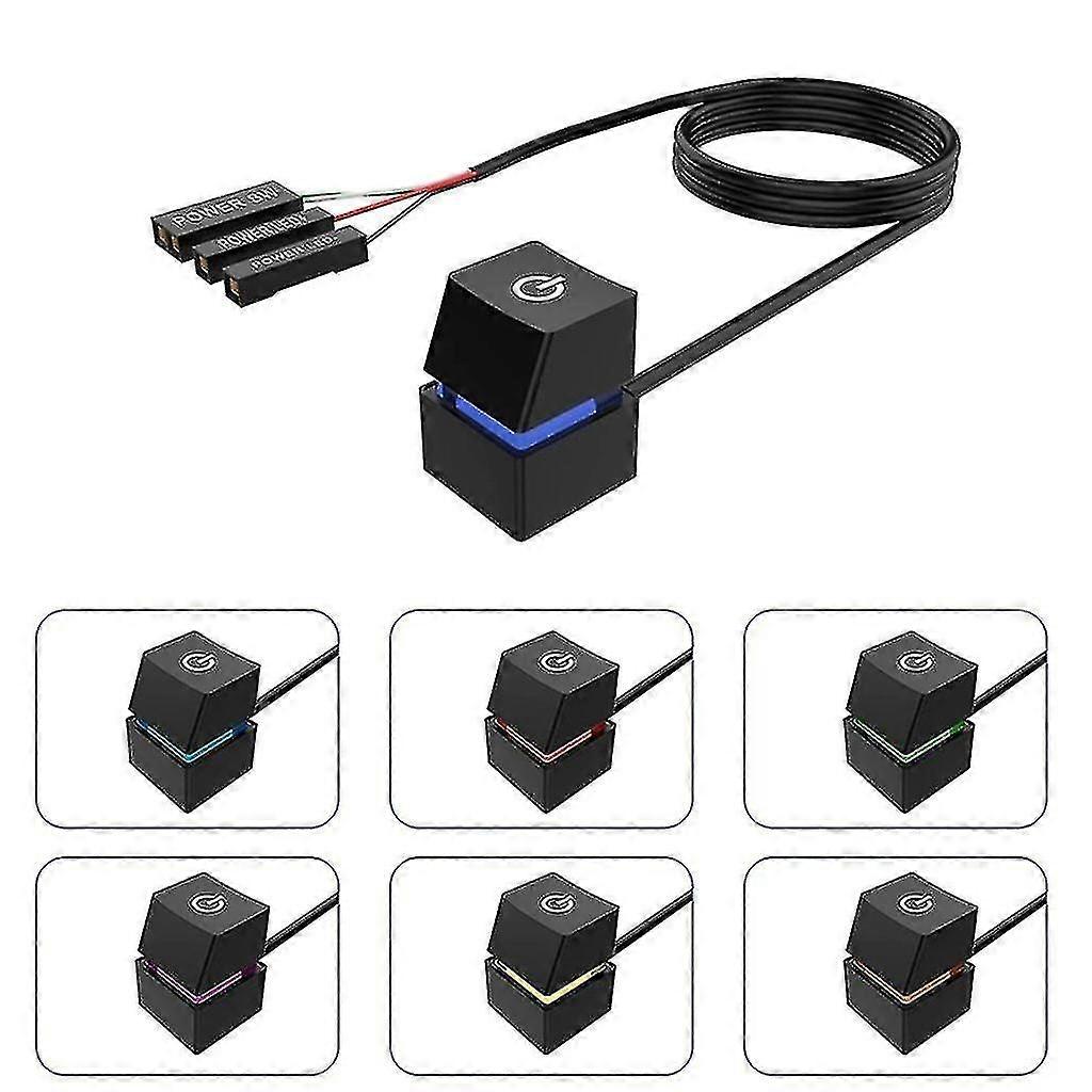 4M External PC Power Button Desktop Computer Motherboard On Off Power Switch xi-hy YVL