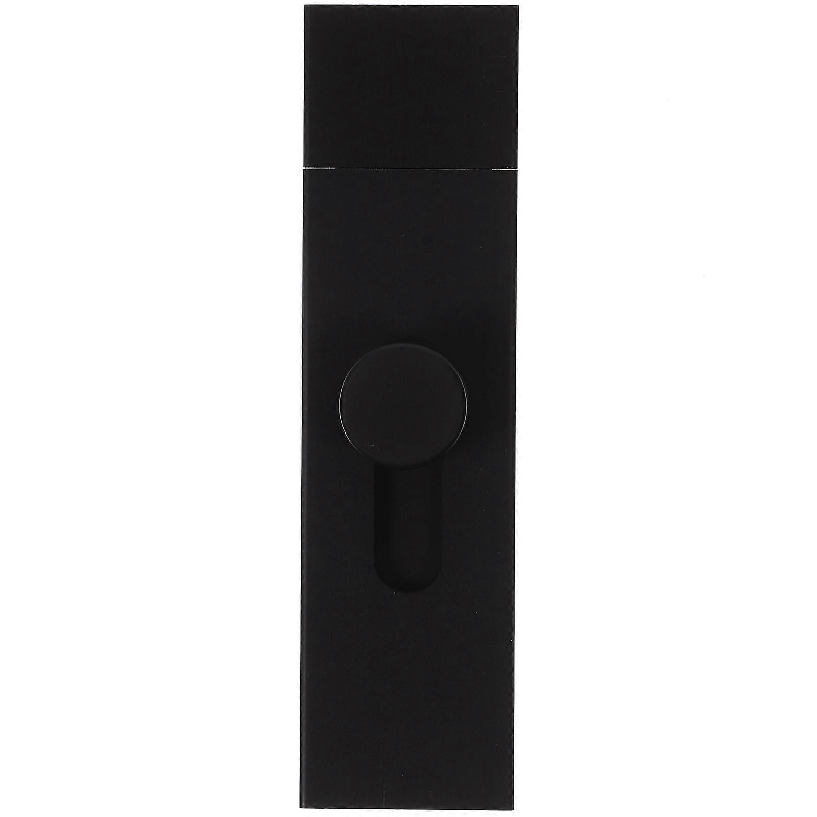 Door Slide Latch Aluminum Alloy Security Locking 4 Inch Flat Rectangular For Cabinets 1Set