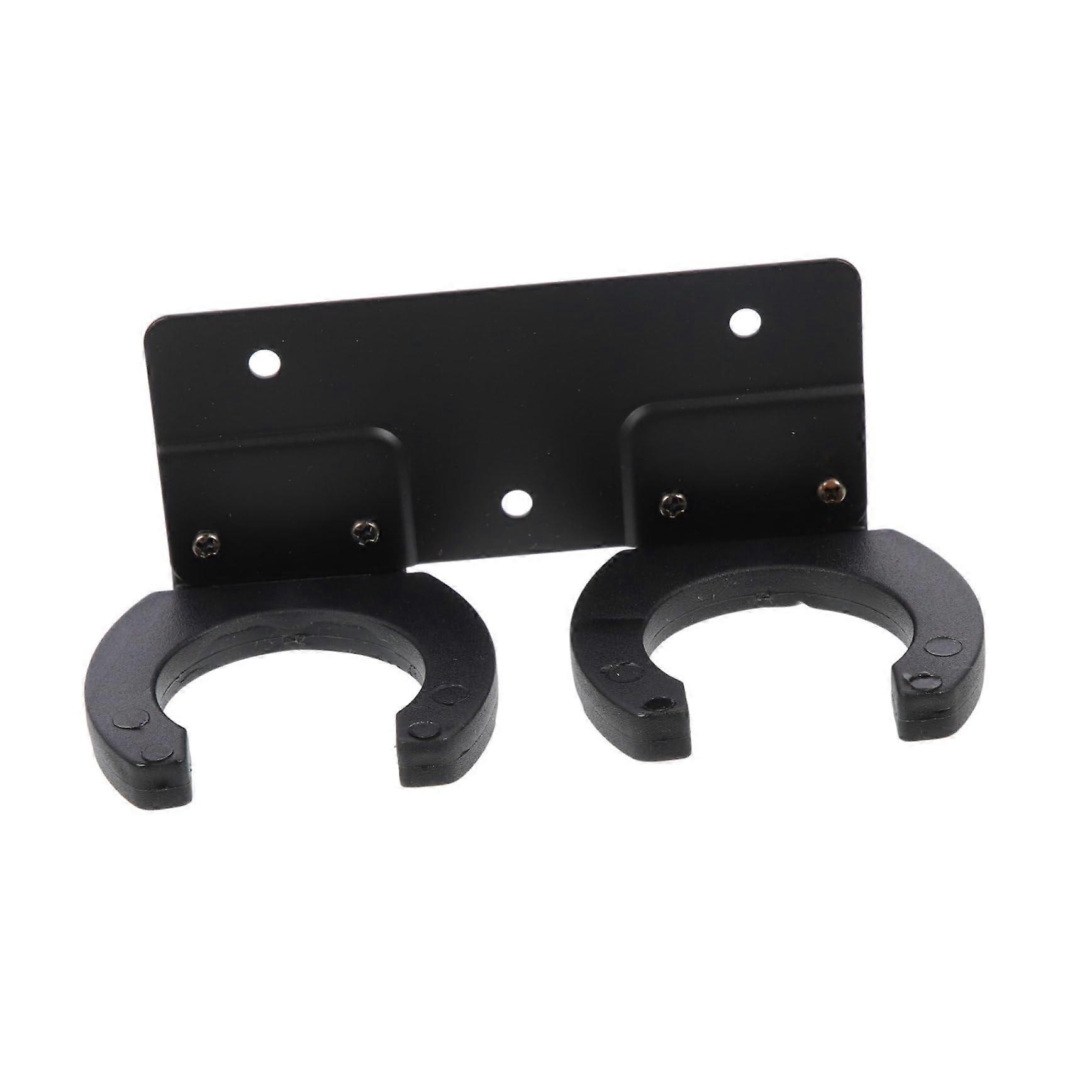 Microphone Wall Mount Metal KTV Microphone Stand Universal Double Hanger Hook For Microphone Storage