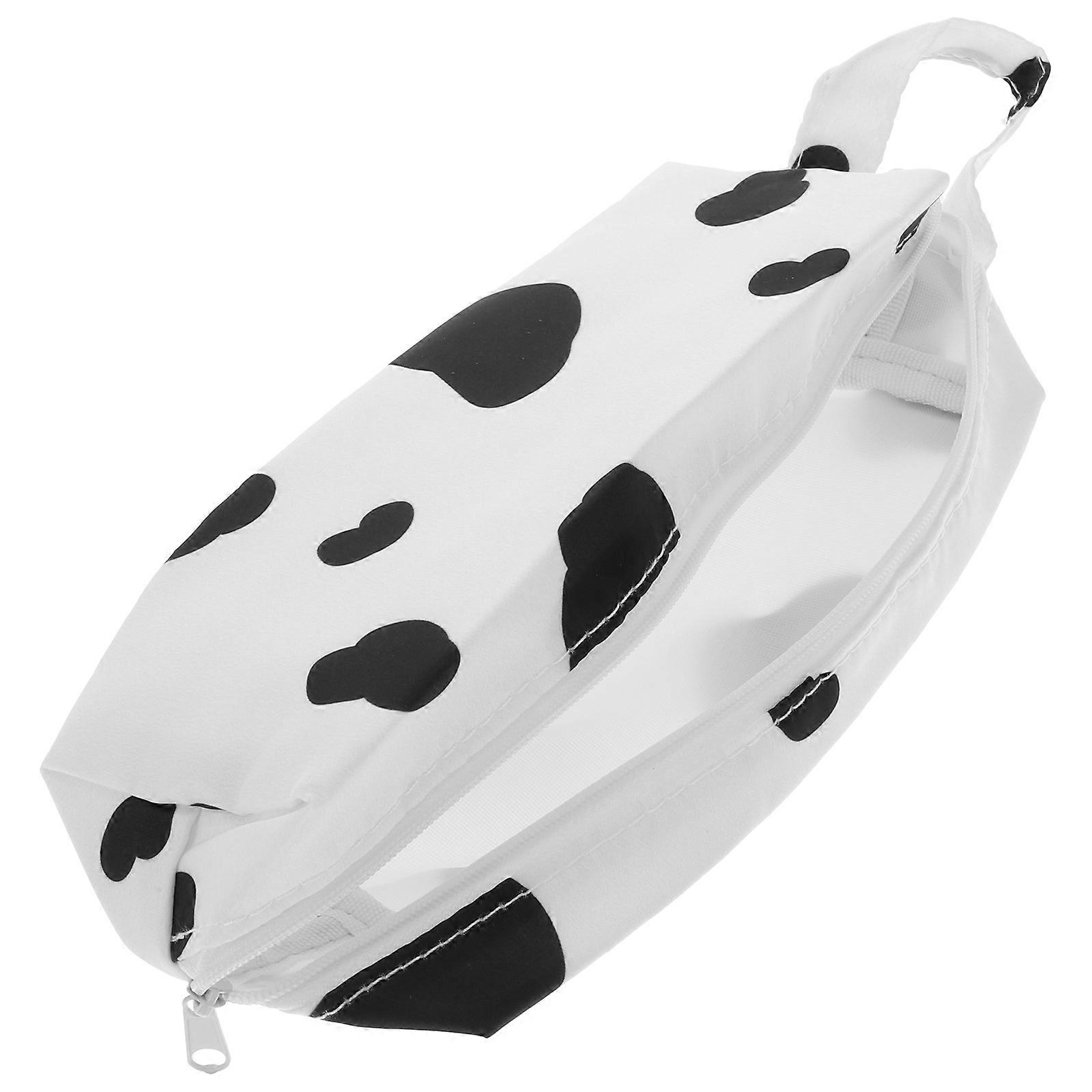 Large Capacity Nylon Pencil Case with Handle for Organized Storage and Easy Portability 9.5 x 4.3 inches