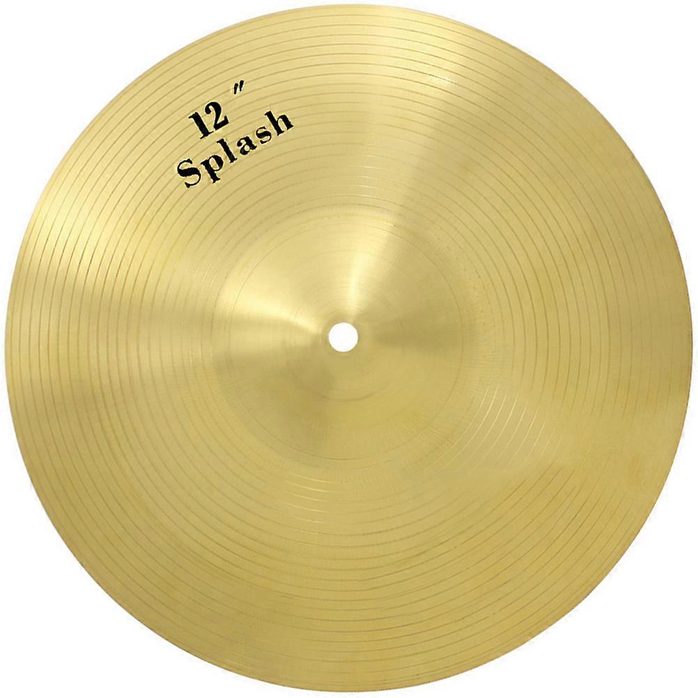 Drum Cymbal Alloy Drum Cymbal 12 Inches Jazz Style Round Suitable for Practice Sessions 1Pack