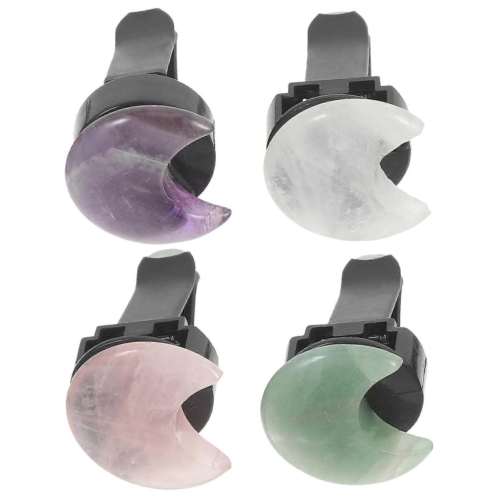 Car Freshener Vent Clip Car Air Outlet Freshener Clips Creative Design Moon Shape Aromatherapy