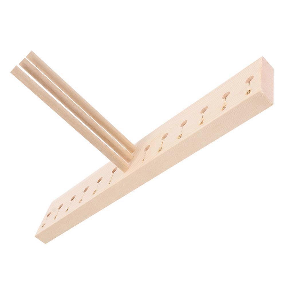 Bow Making Tool 1 Set for DIY Ribbon Bows and Wreaths Wooden Bow Maker for Crafting Party Decorations and Holiday Wreaths
