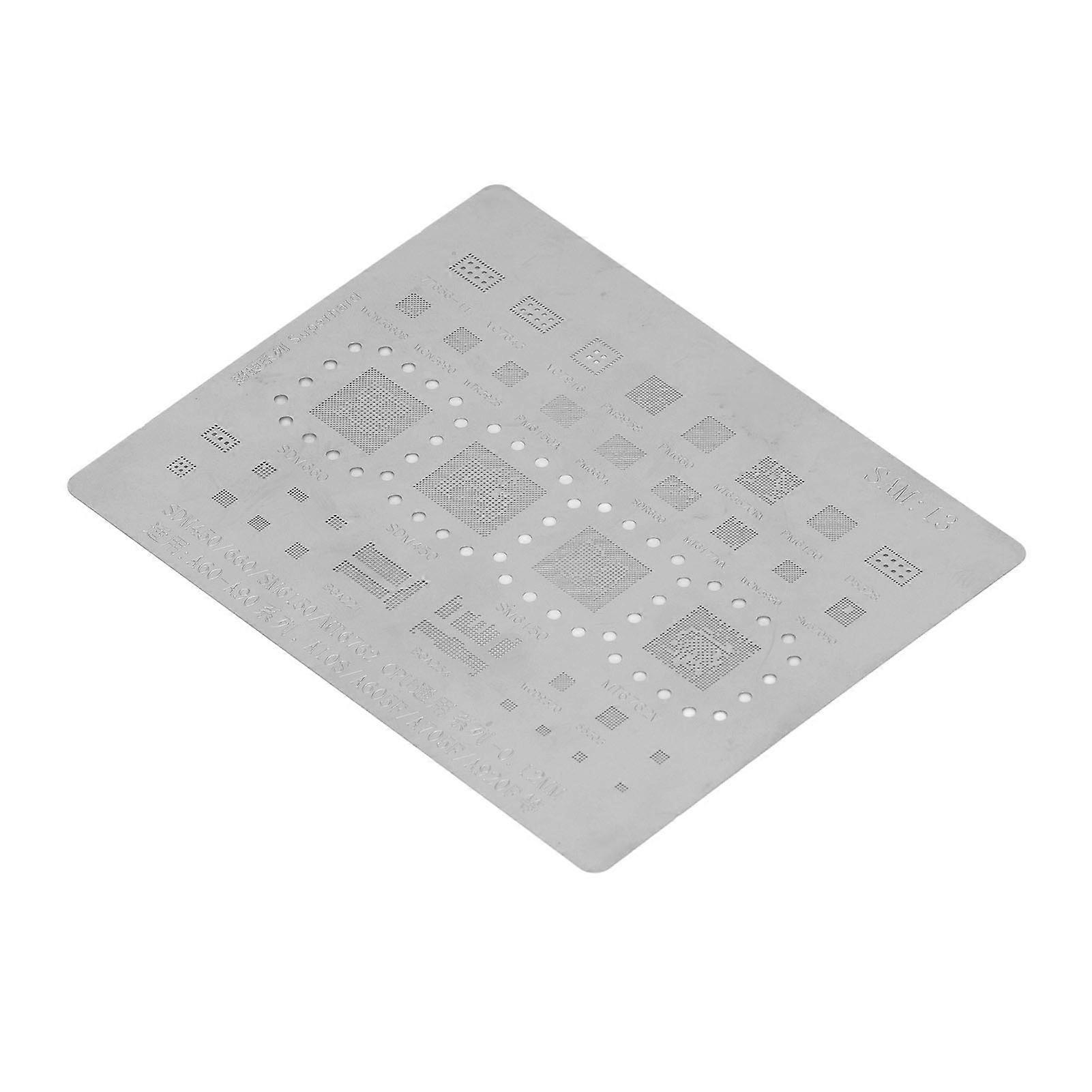 Phone CPU BGA Reballing Stencil Reball Rework Template Screen for Samsung A60‑A90 