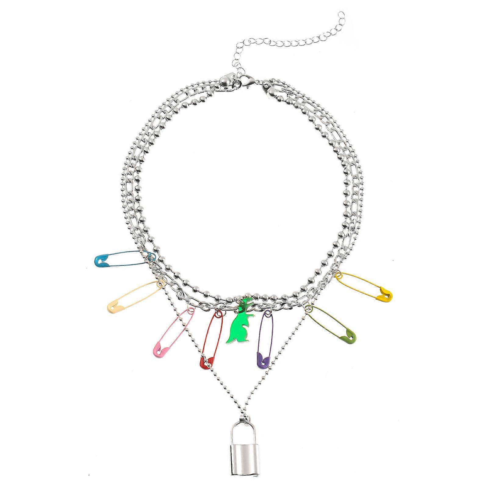 Multilayer Choker Necklace For Women In Silver Designed For Daily Use And Special Occasions With Premium Decorative Effect In 1Pack