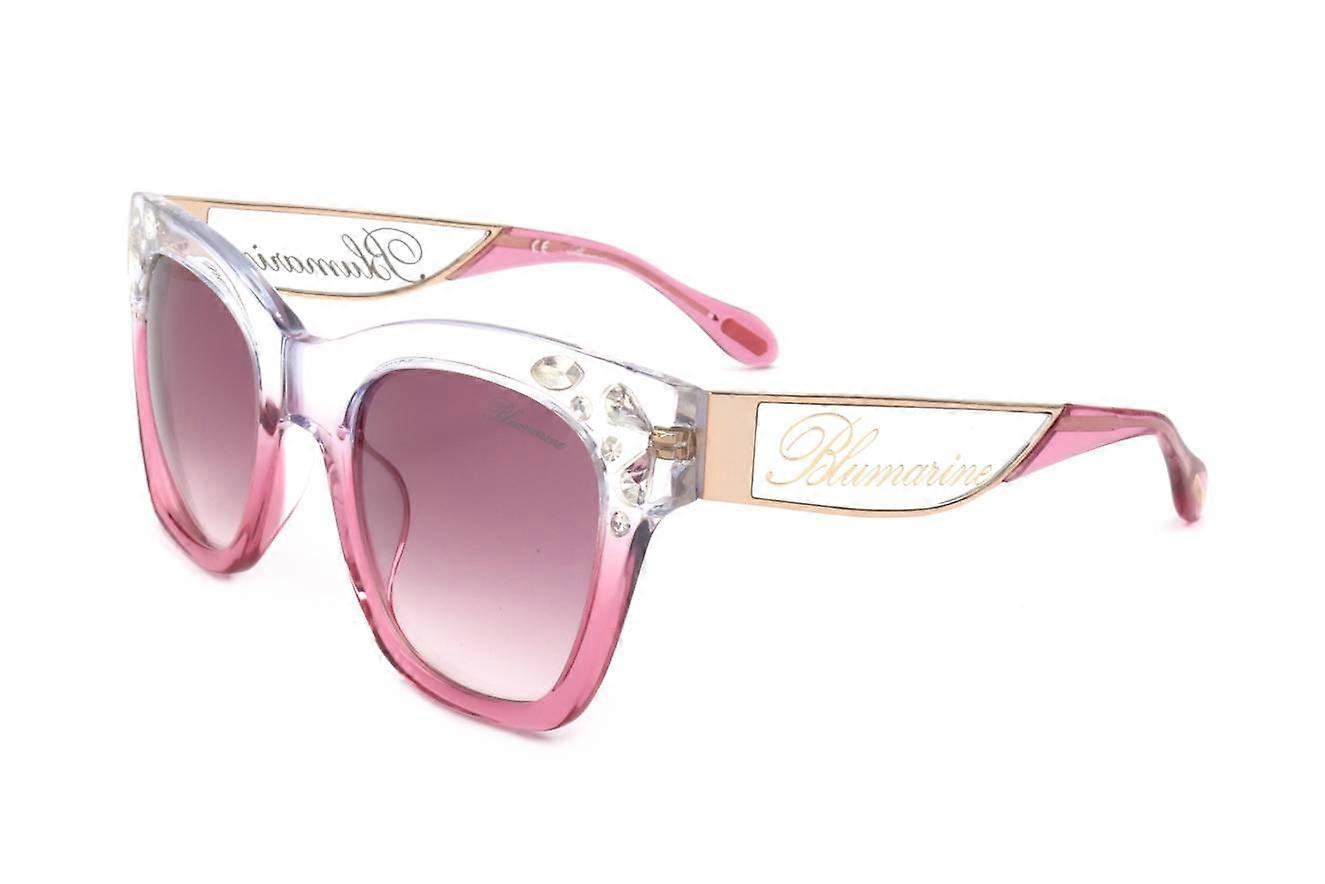 Sunglasses Blumarine SBM767S 06SP GRADIENT CRYSTAL PINK 50/24/135 WOMAN