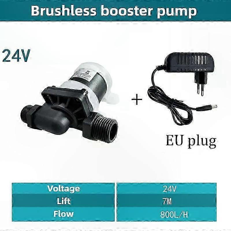 DC 12V 24V Brushless Multifunction Pump for Water Circulation 1/2" DN15