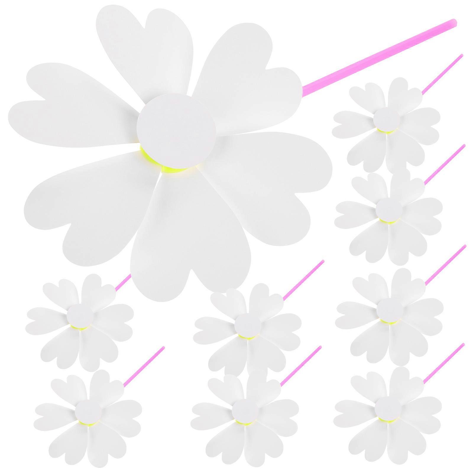 Pinwheels For Kids Outdoor Activities Fun Time Art Projects 42.00X22.00X7.00CM Blank Design 10Pcs