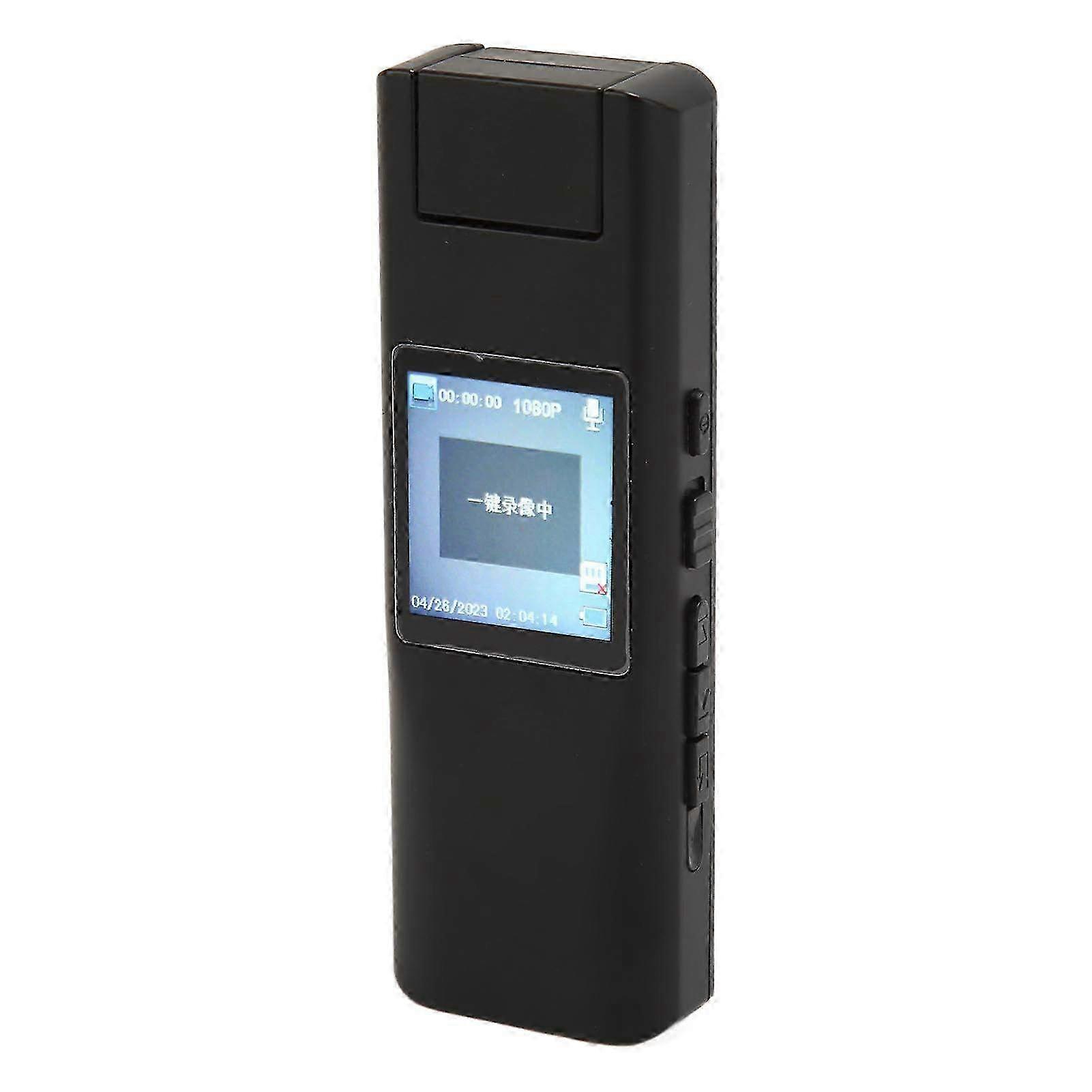 1080P Back Clip Video Recorder with Motion Detection & Loop Recording - Compact Camcorder for Hands-Free Filming