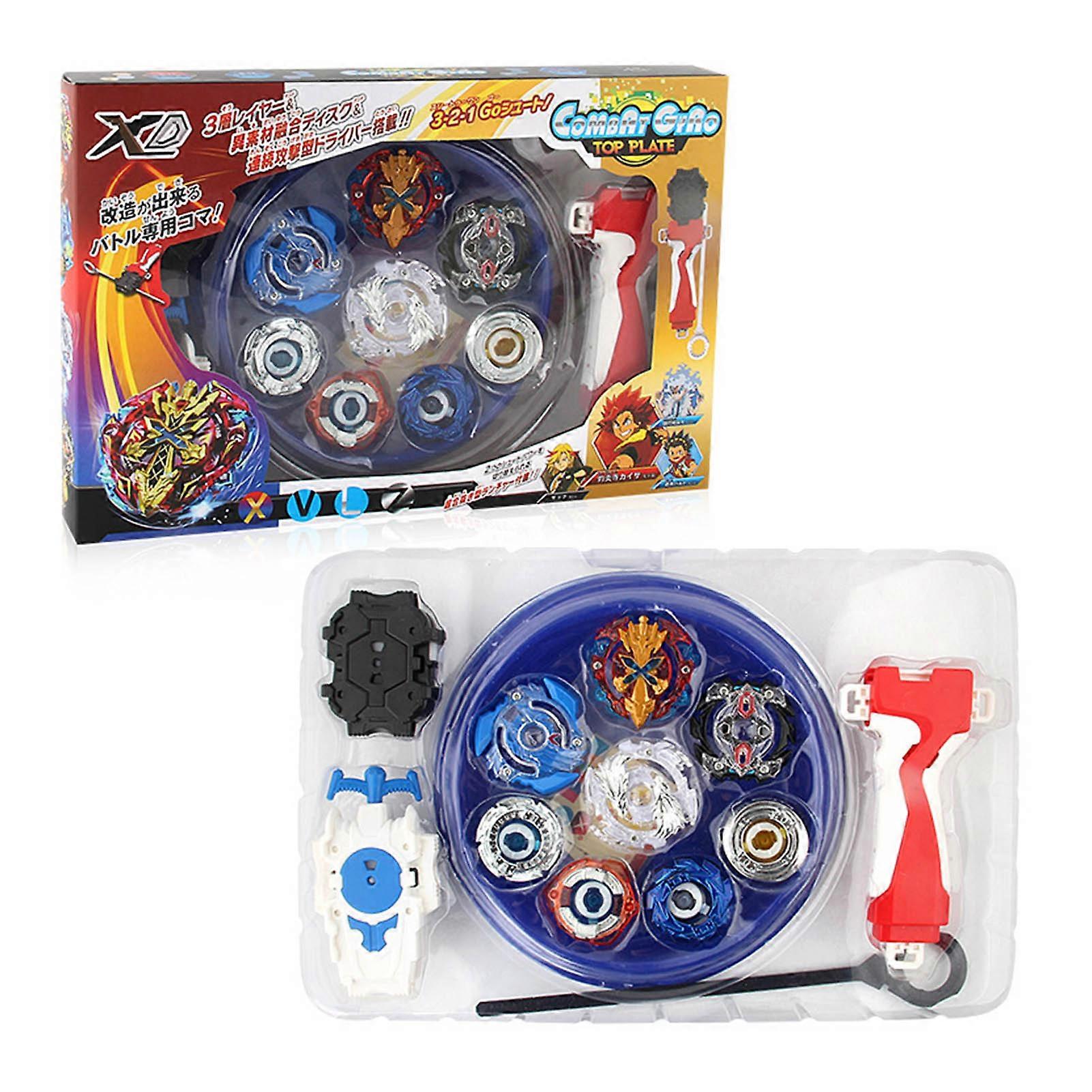 Toy Top 4 in 1 Desktop Interactive Small Game Multiplayer Competitive Battle Toy with Play Disc