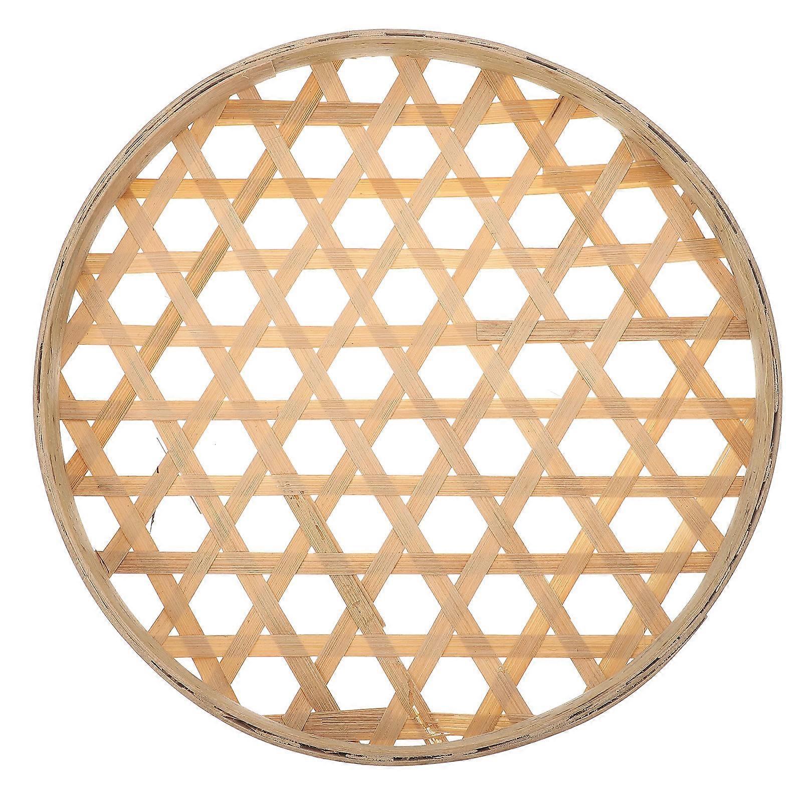 Multipurpose Bamboo Basket,Ideal for Kitchen Organization and Display, Design