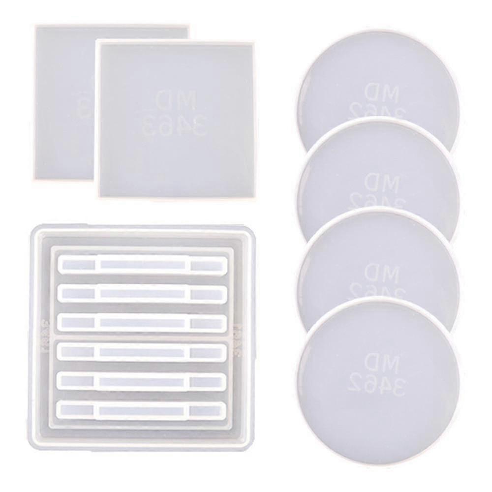 Resin Coaster Mold with Holder  High Quality Epoxy Casting Mold