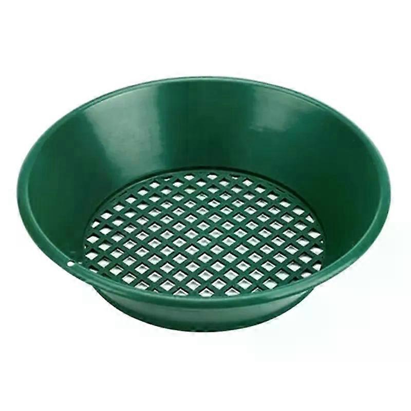 14 Inch Gold Rinsing Sieve Sand Sink Sand Screening Pan Mesh Classifier Detecting Tool Mesh Secreen for Sand and Beach Metalac 40JE