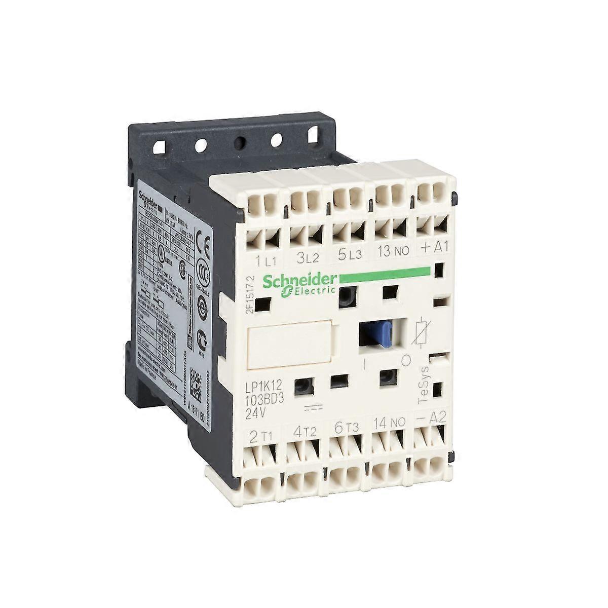 Schneider Contactor 3 Pole 24v Dc Coil 20a Tesys K Lp1k09103bd3