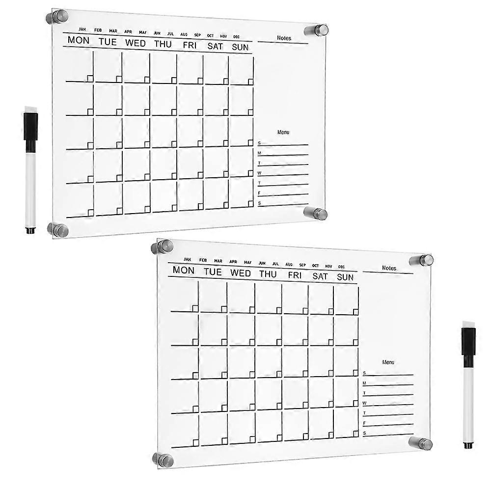 Erasable Desk Note Board For Cafeteria Use 29.70X21.00X1.00CM Modern Style 2 Sets