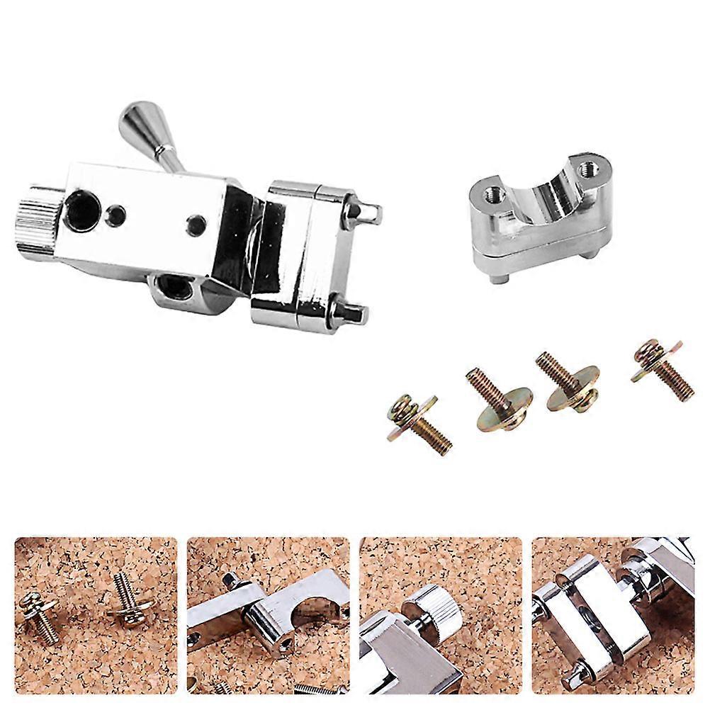 Drum Accessory Snare Drum Throw Off Regulator For Drumming Enthusiasts 1 Set Silver Effortless Movement