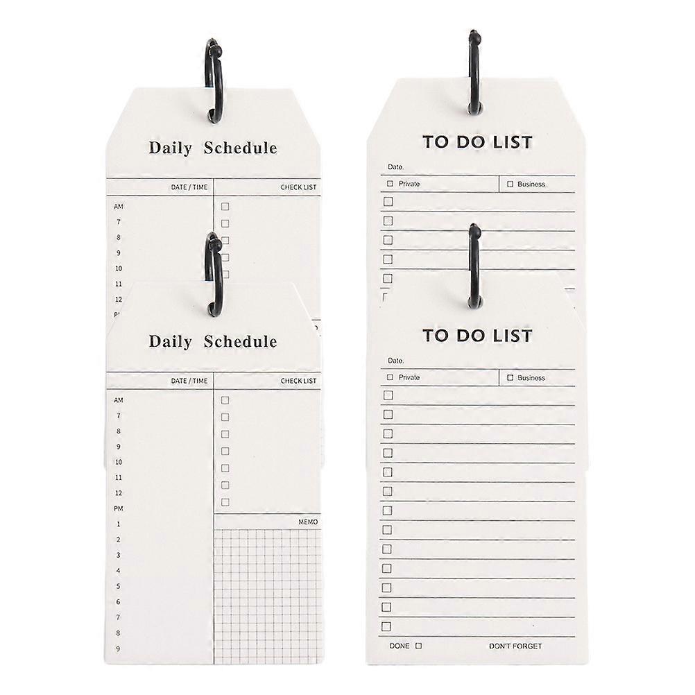 Work Calendar Daily Planner For Teachers And Students Featuring Comfortable Writing Experience 4Pcs