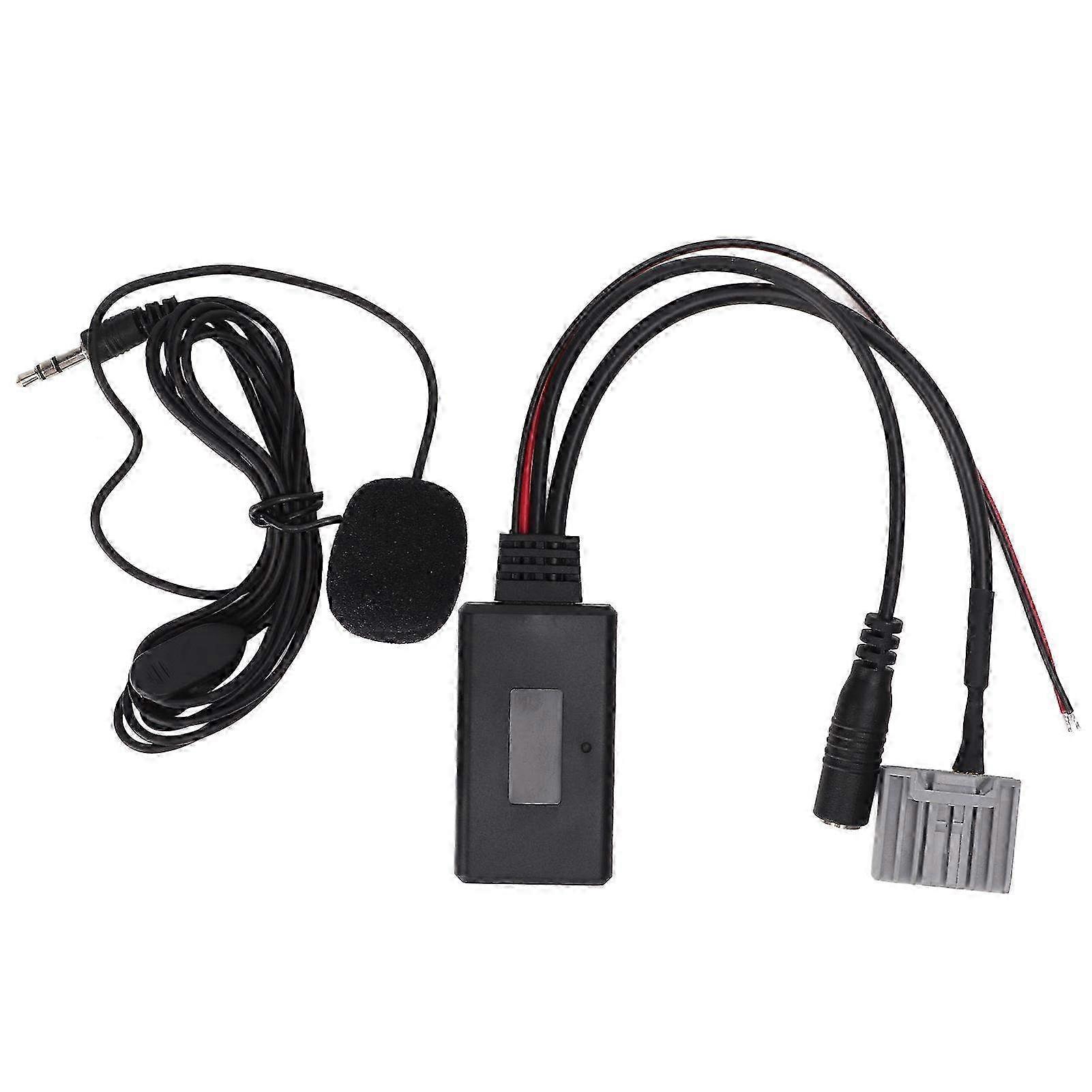 Bluetooth 5.0 Auxiliary Cable Microphone Adapter Kit - Compatible with IOS 5, 5C, 5S, 6 Plus & Replacement for 2006-2013 Honda Civic