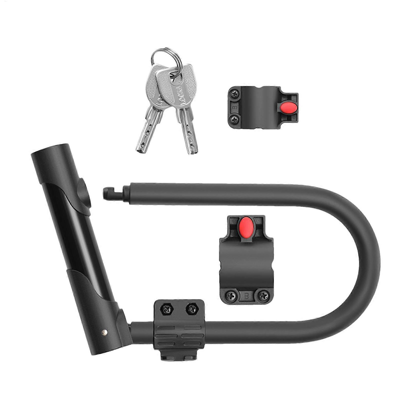 Bicycle Shackle Lock U-Shaped Locking Mechanism For Bicycles Bracket Anti-Theft Device Model F