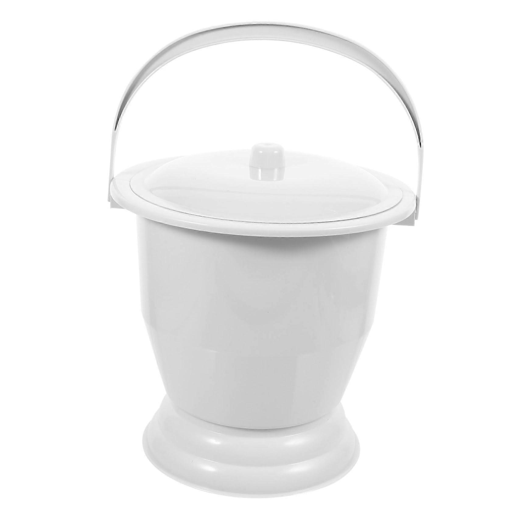 Portable Spittoon For Adults And Portable Urinal With Lid, Durable Plastic, Camping And Travel, Easy To Clean