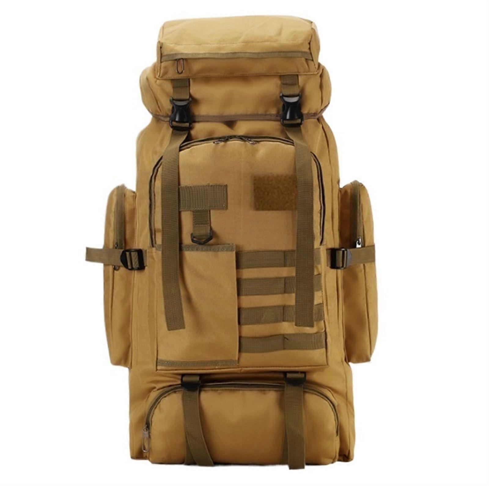 Wanderrucksack 75L Waterproof Trekking Backpack for Camping and Hiking, Foldable Daypack, Large Capacity 80L Model
