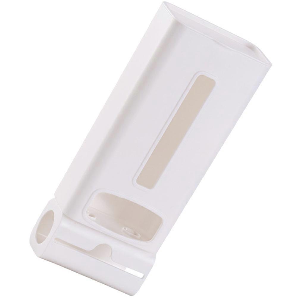 Garbage Bag Organizer 3Set Wall-mounted Trash Bag Holder Practical Design For Home Organization White Color