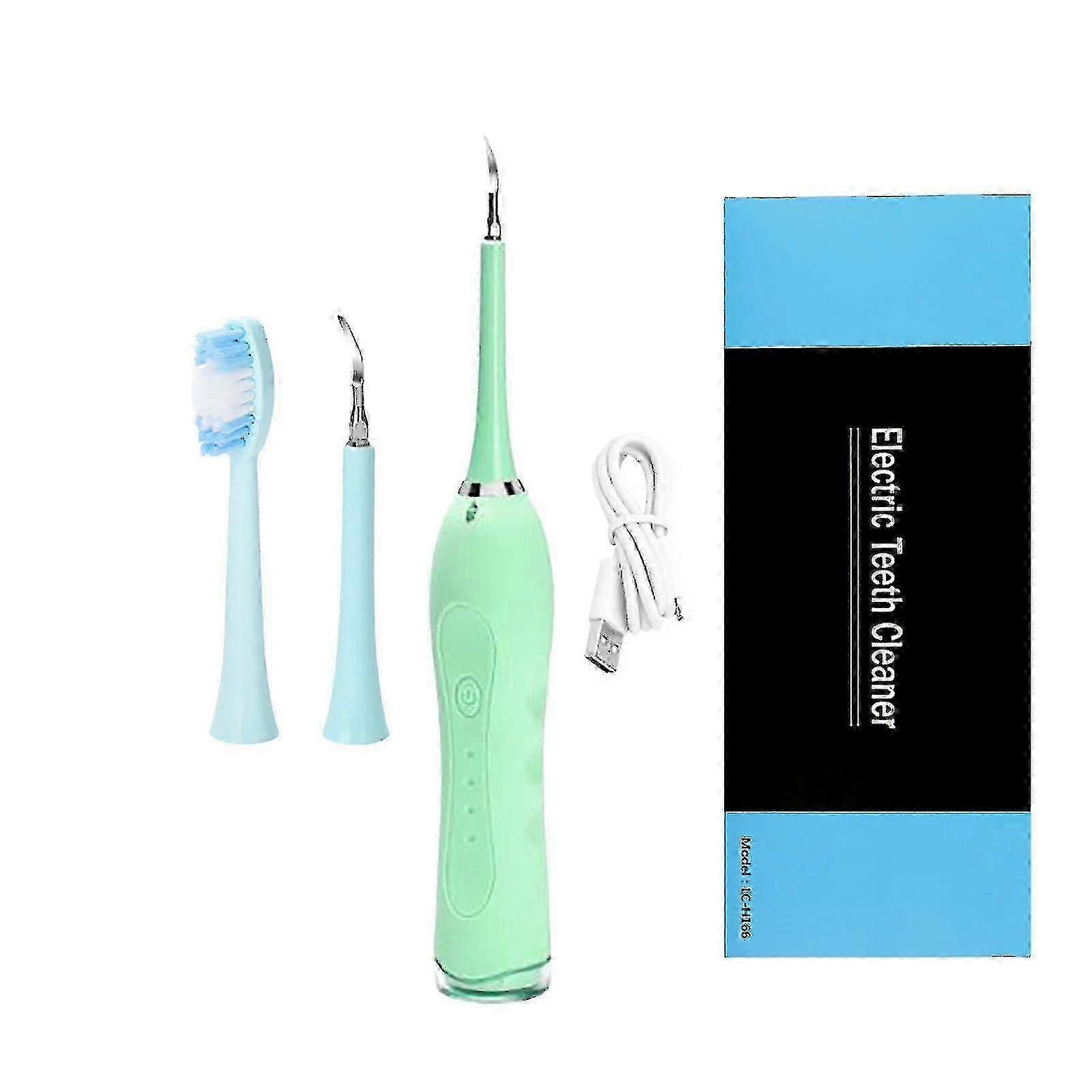 Elektrisk tannvekter (vert + skrubbehode + tannbørstehode) Svart