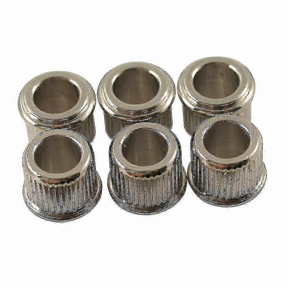 Guitar Tuning Machine Adapter Bushings Set of 6 USA Size Push-Fit Replacement Parts for Musical Instruments