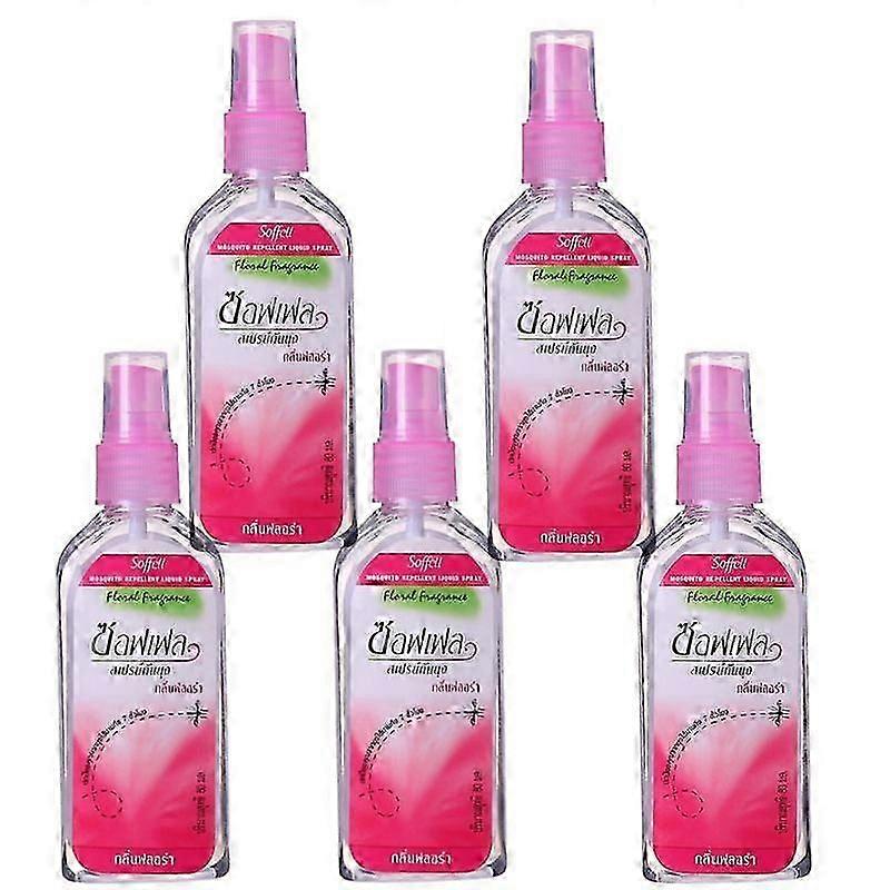 5X Mosquito Repellent Spray  Natural Thai Plant Formula to Prevent Bites and Itching