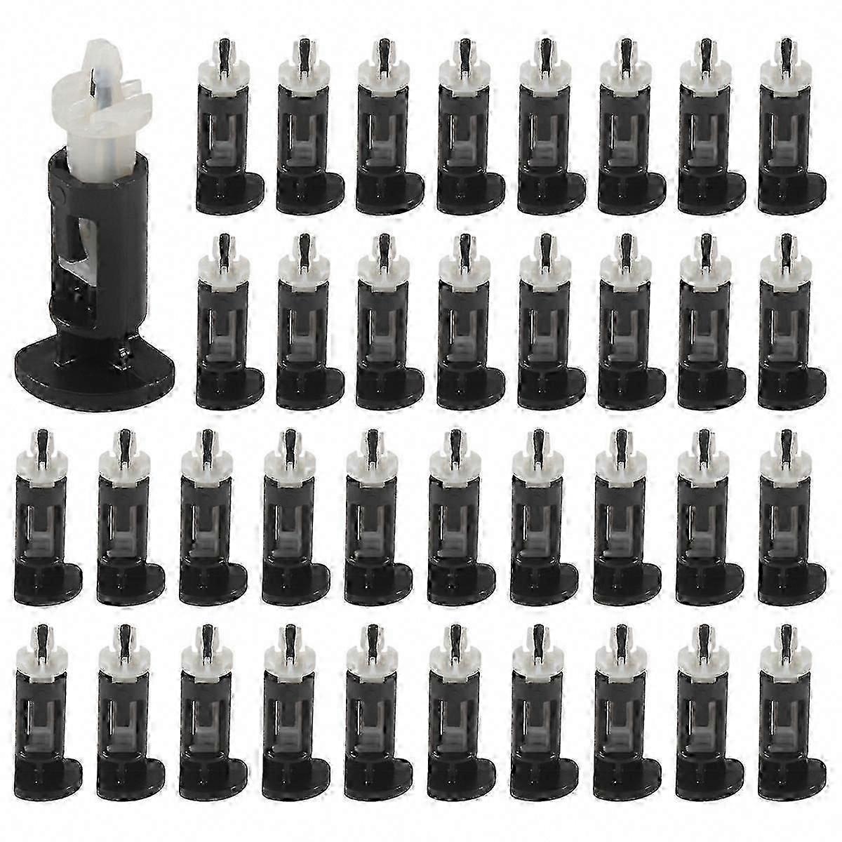 80Pcs CPU Heatsink Mounting Pins Plastic Push Screws for Intel Cooler Fan Fastener Clips
