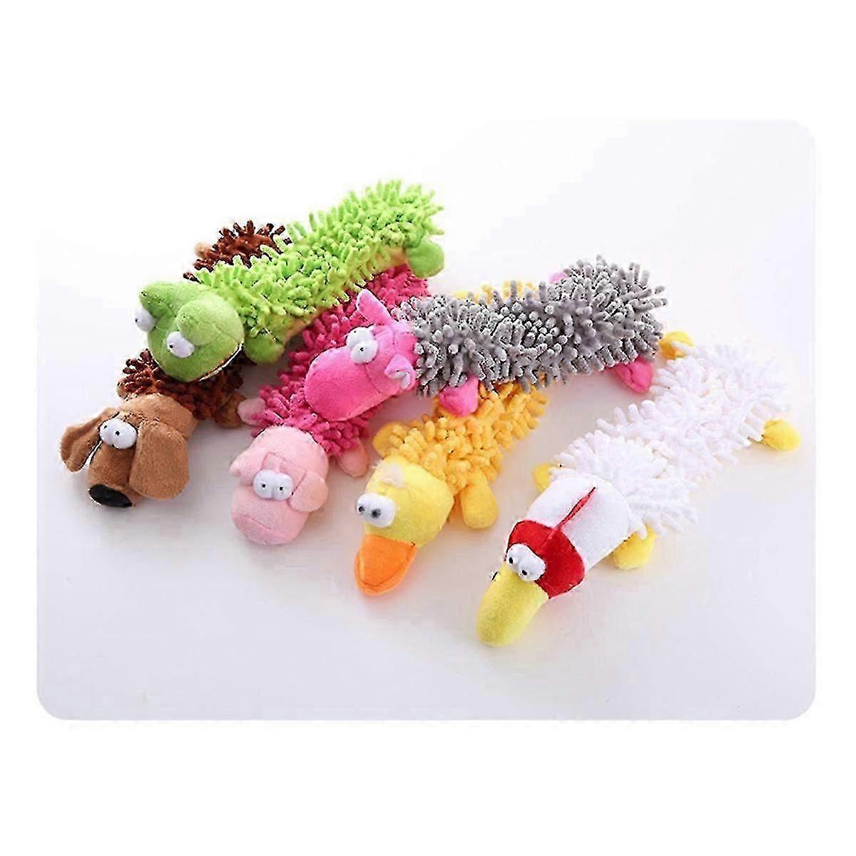 Plush Dog Sound-Making Chew Toys for Teeth Grinding & Training - Fun and Durable Dog Playtime Accessories