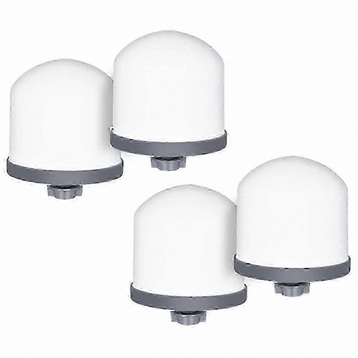 Ceramic Dome Water Filter Replacement 4-Pack, 0.2 to 0.5 Micron Filtration System-Compatible
