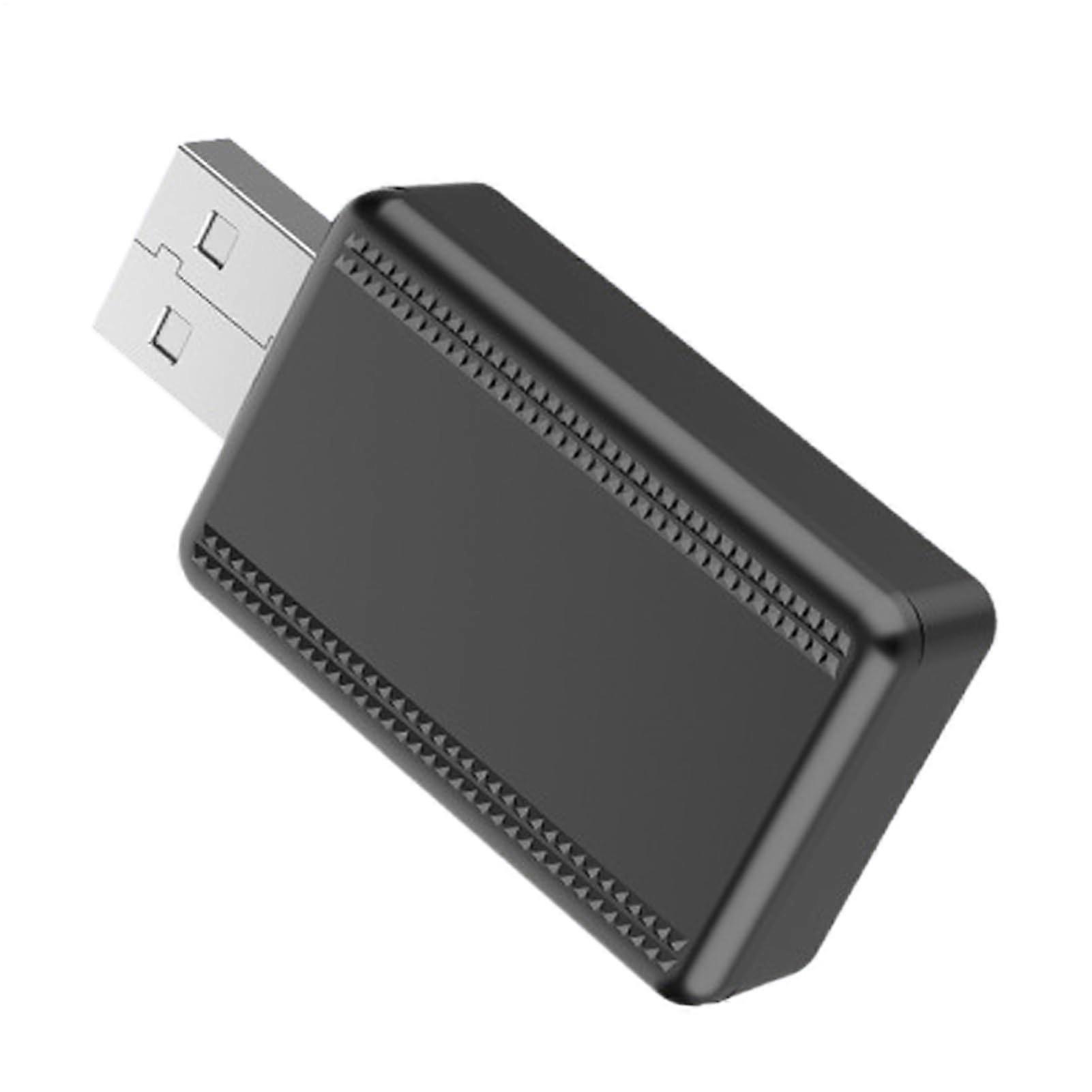 Wired to Wireless Adapter  2 in 1 Car Entertainment System Adapter,No Latency Plug And Play Fast Connect Converter for Truck Driving Road Trip