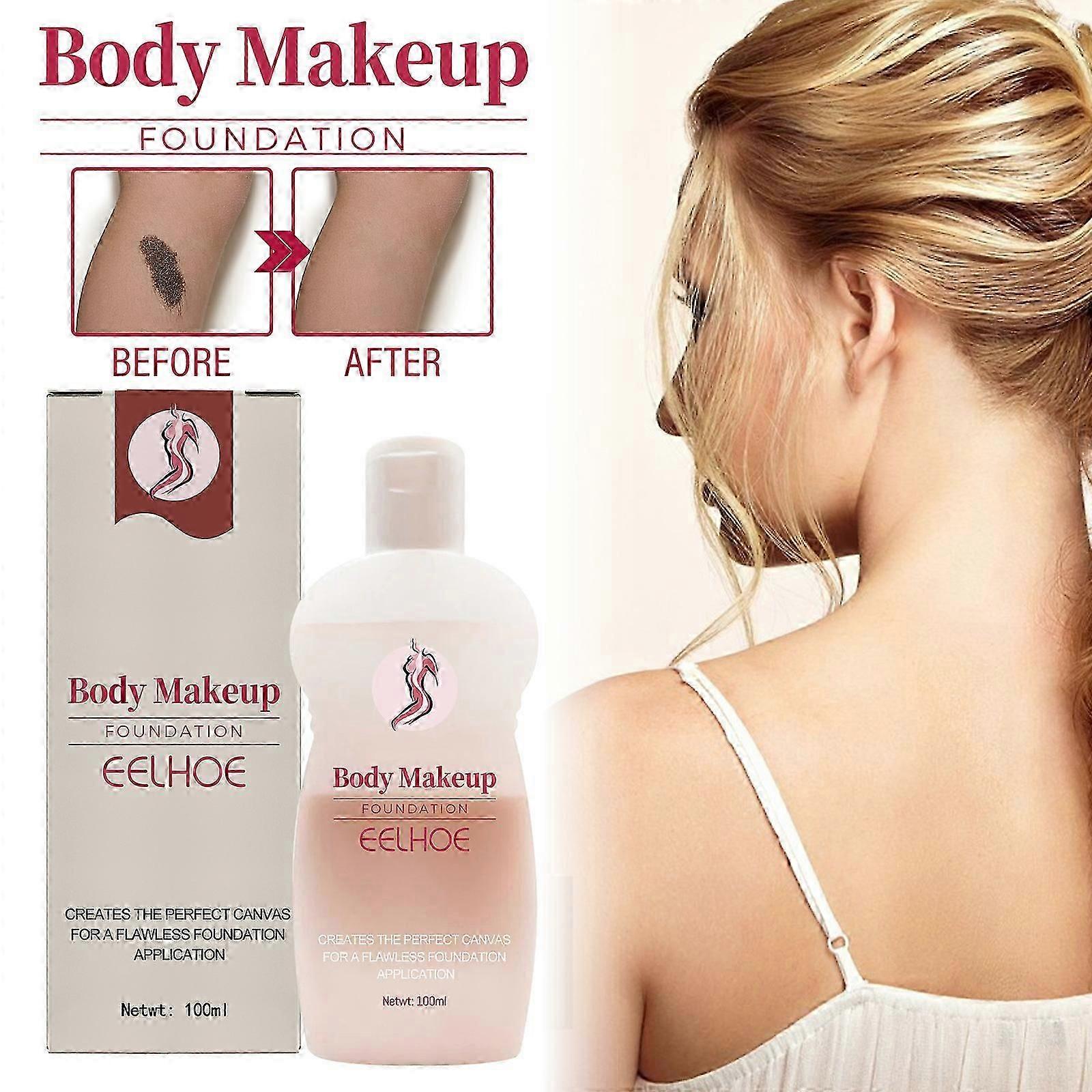 Body Make-Up Foundation, Body MakeUp Foundation, Waterproof, Foundation with High Coverage, Matte Oil Control Concealer