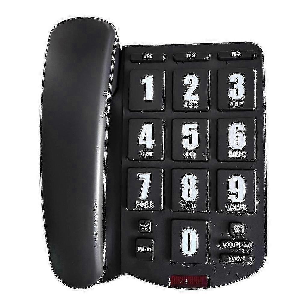 Senior-friendly Home Phone With Hearing Aid Compatibility And Improved Ringtone Volume For Elderly