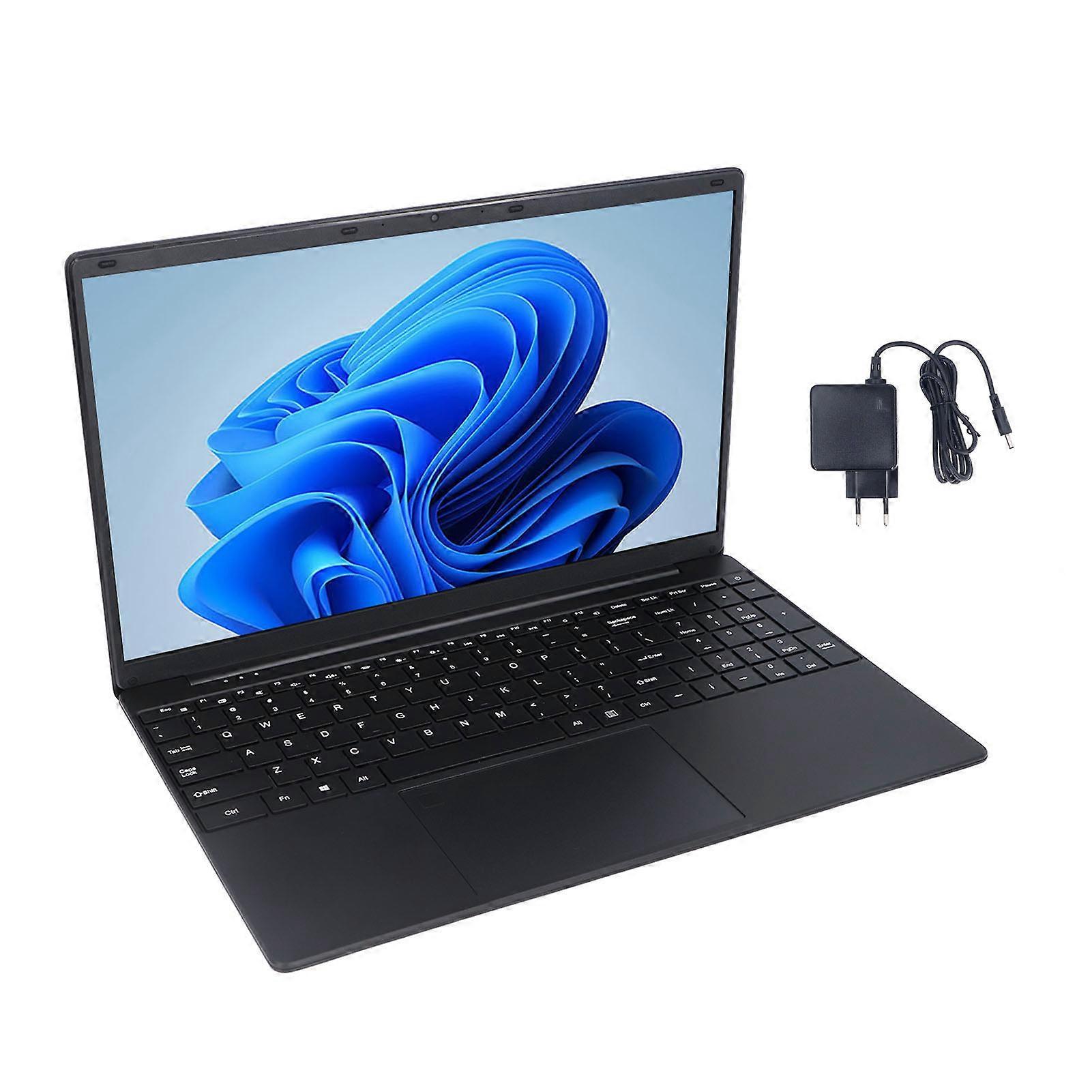 15.6 Inch Laptop with 16GB RAM, 1TB SSD, 2K Resolution, Fingerprint Unlock, EU Plug